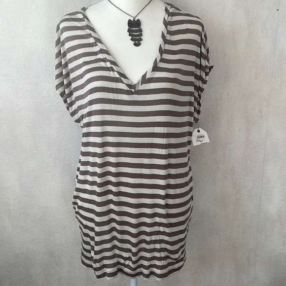 Caslon Tops - 💥NWT Nordstrom Caslon brown and Tan top